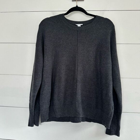J Jill Women’s Small Grey Silk Blend Sweater - Picture 1 of 6